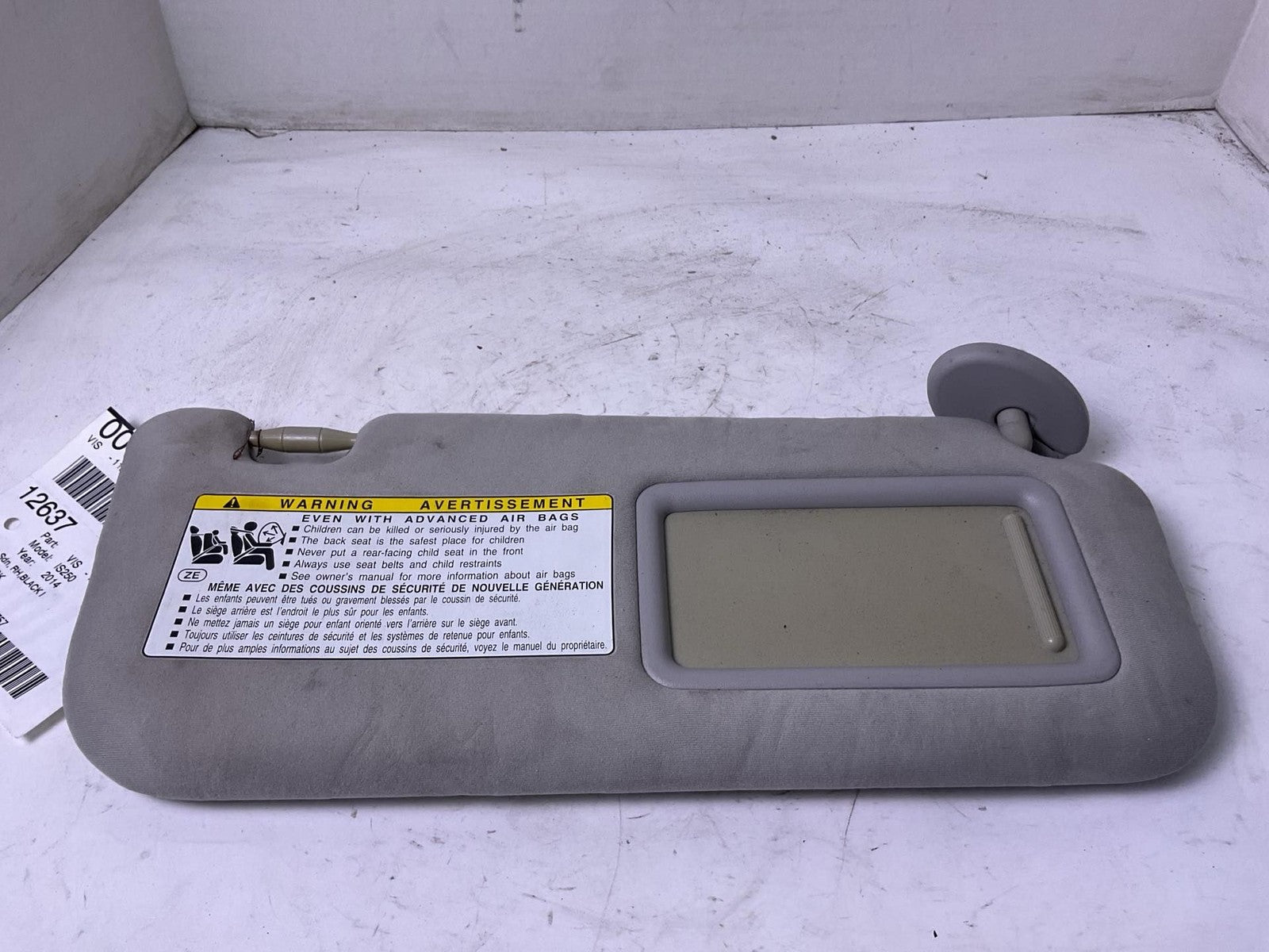 Sun Visor LEXUS IS250 Right 14 150