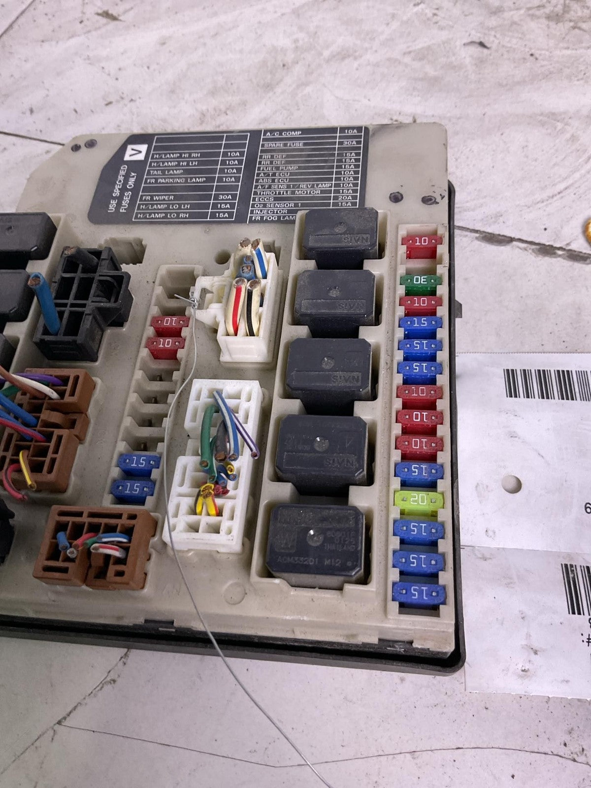 Engine Fuse Box NISSAN SENTRA 07 08 09 10 11 122