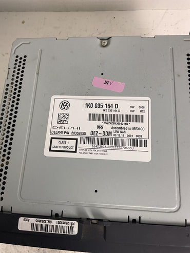 Audio & Visual Equip.(radio) JETTA EXCEPT GLI 11 12 13 141