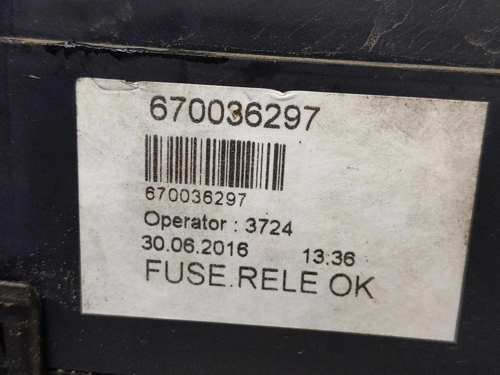 Cabin Fuse Box MASERATI GHIBLI 177