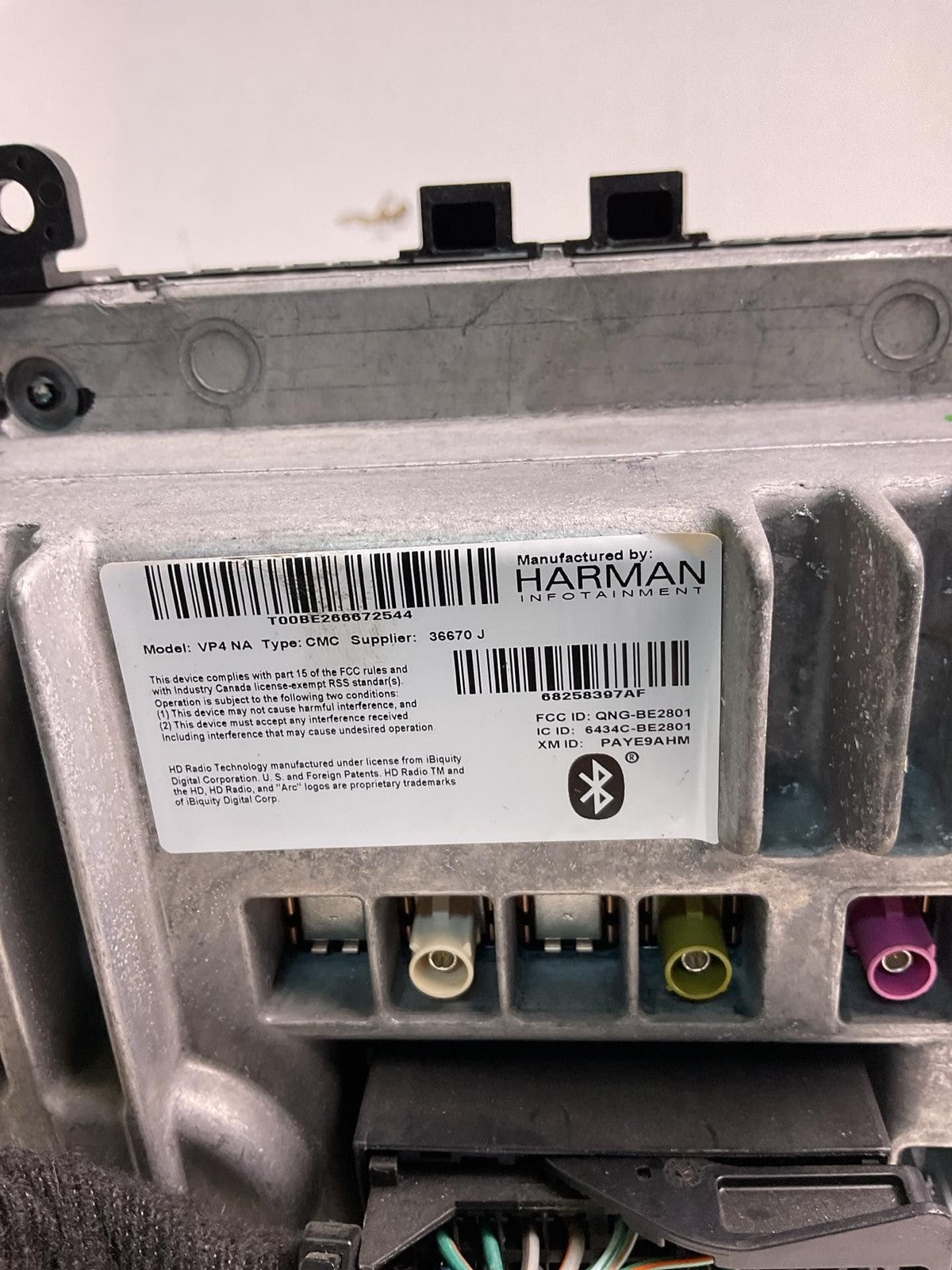 Audio & Visual Equip.(radio) DODGE CHALLENGER 164