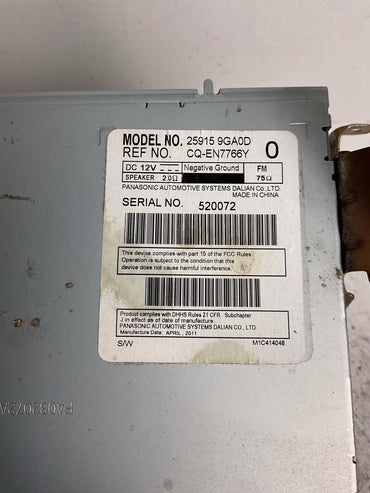 Audio & Visual Equip.(radio) NISSAN PATHFINDER 08 09 10 11 121