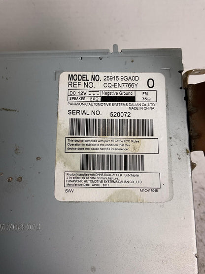 Audio & Visual Equip.(radio) NISSAN PATHFINDER 08 09 10 11 121