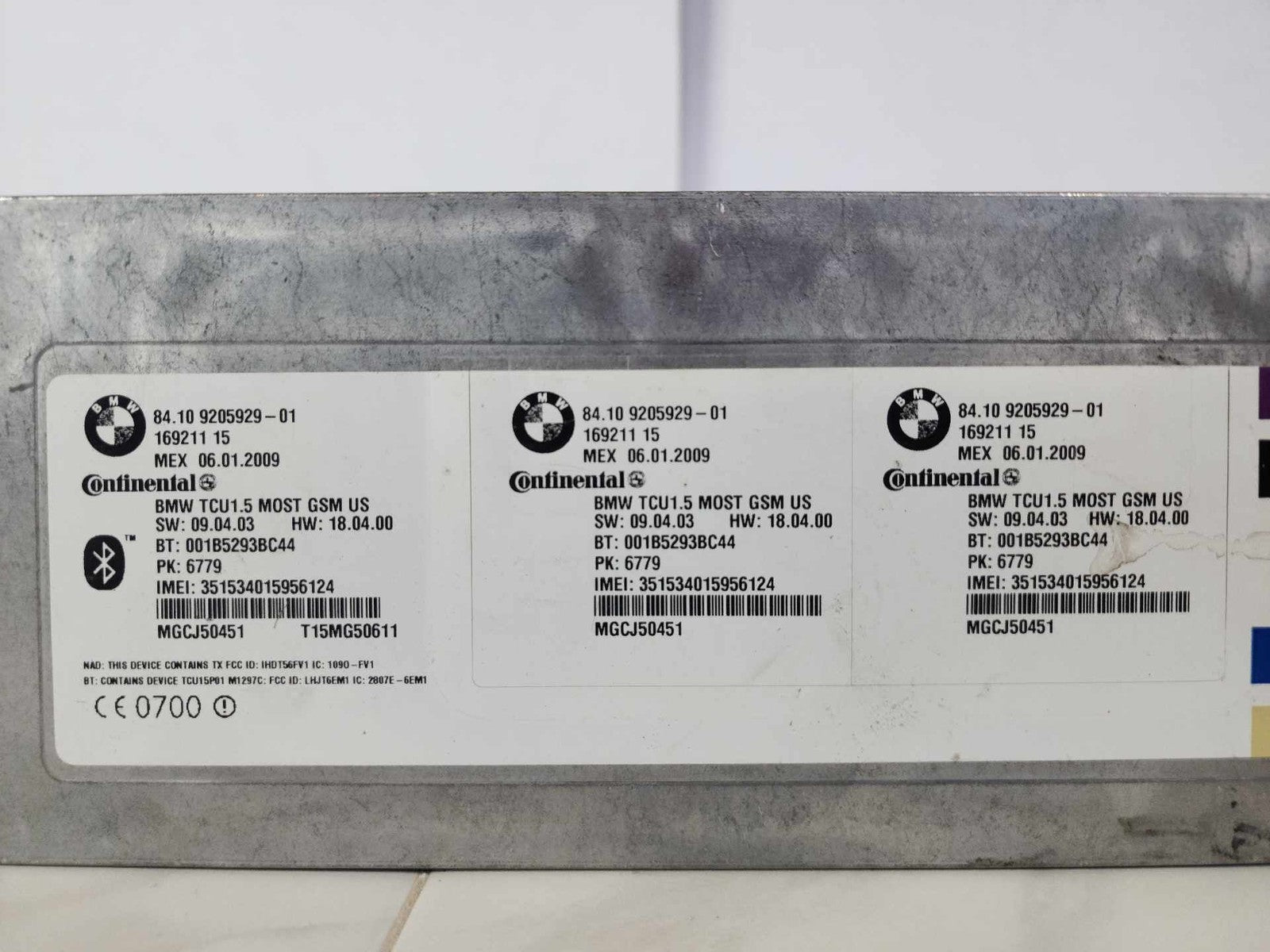 Telematic Control Module BMW 535I 091