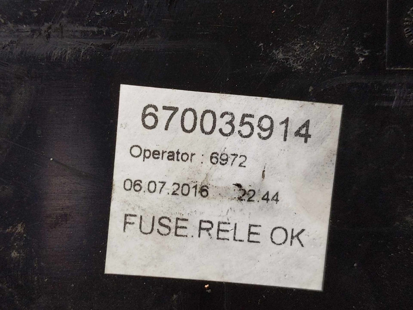 Engine Fuse Box MASERATI GHIBLI 178