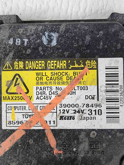 Headlamp Ballast LEXUS RX400 HYBRID Left 072