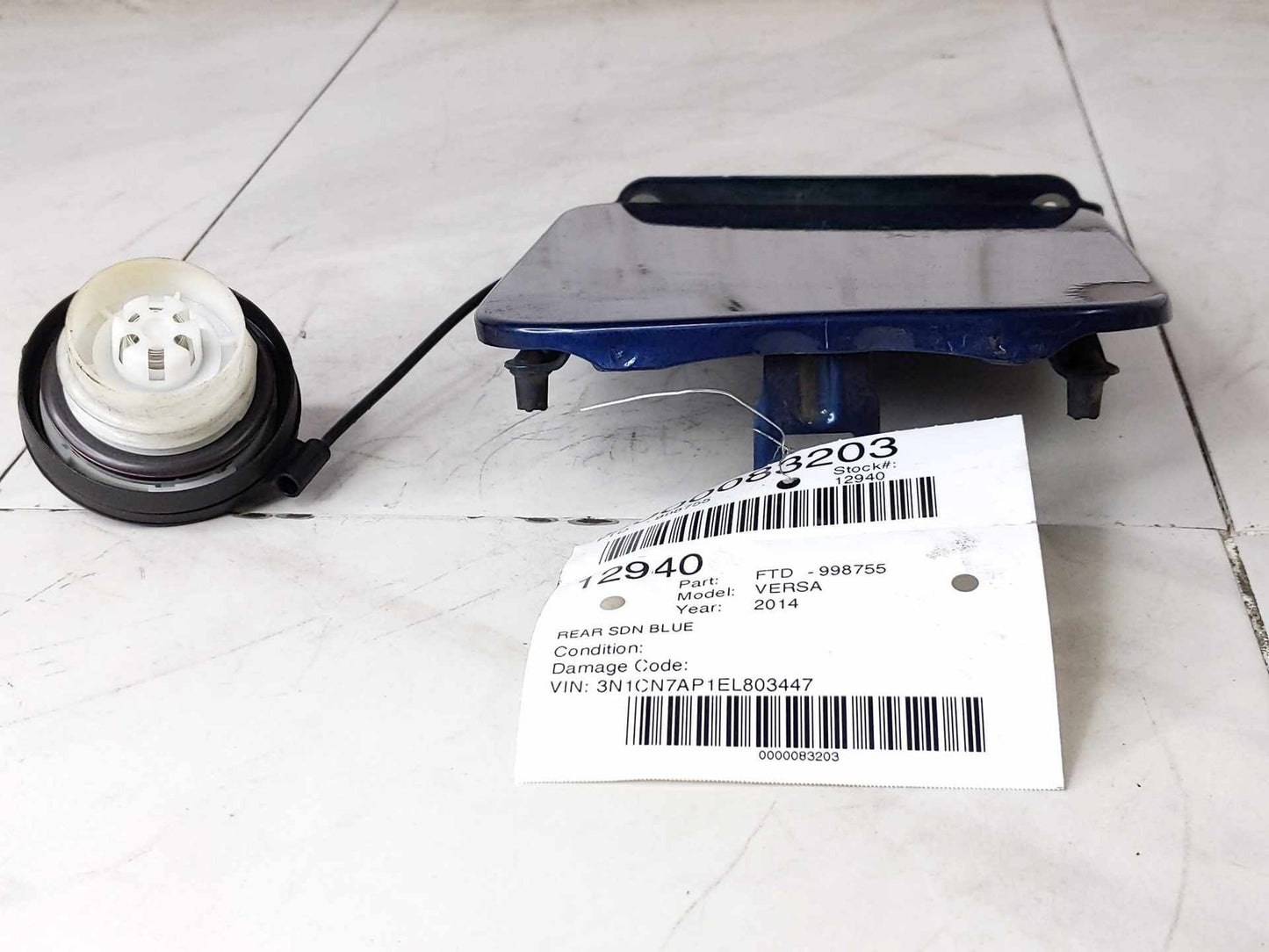 Fuel Tank Door NISSAN VERSA 12 13 14 15 16 17 18 192