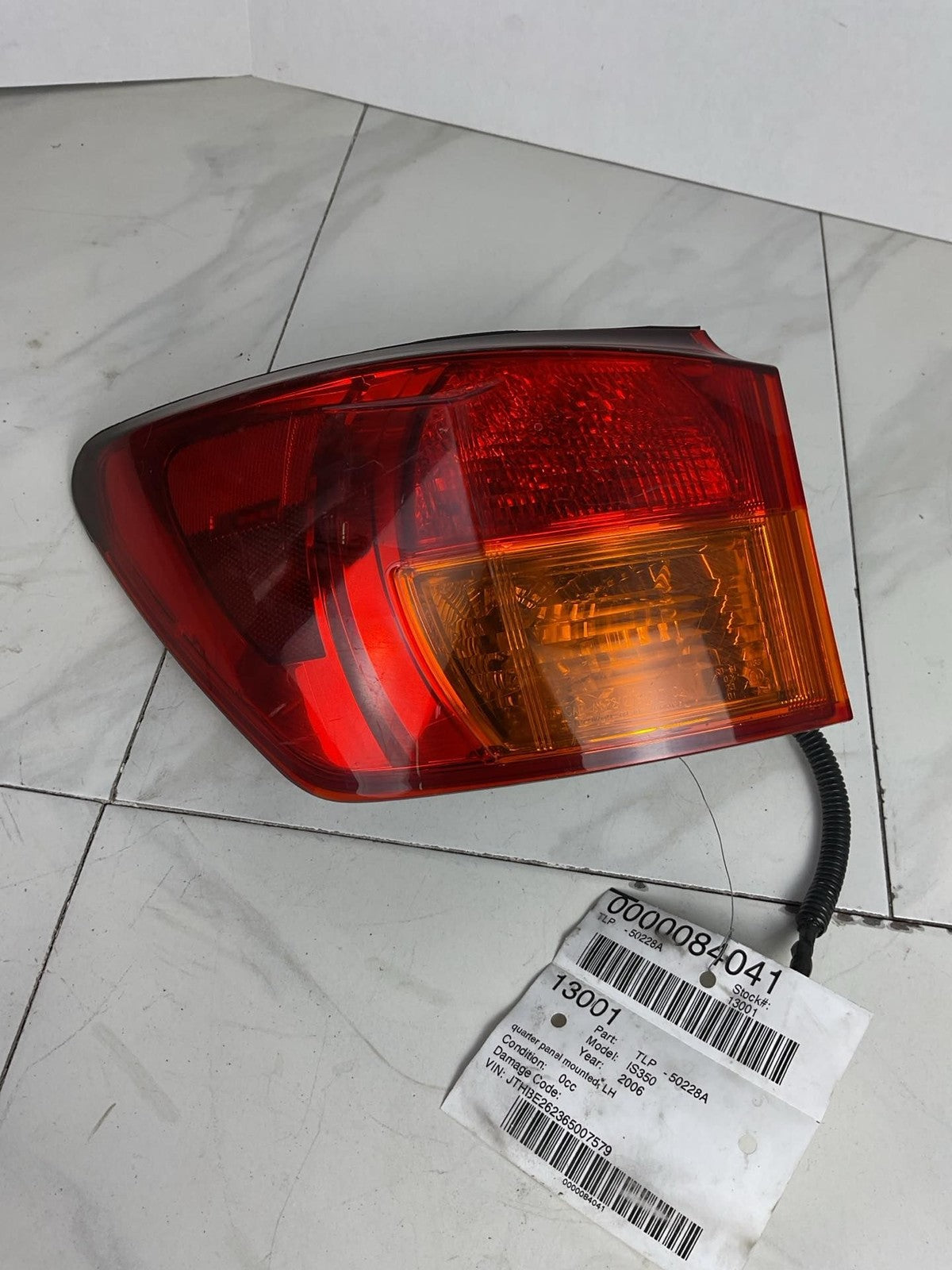 Tail Light Assembly LEXUS IS350 Left 06 07 08 09 100