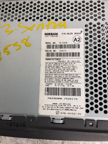 Audio & Visual Equip.(radio) NISSAN SENTRA 131