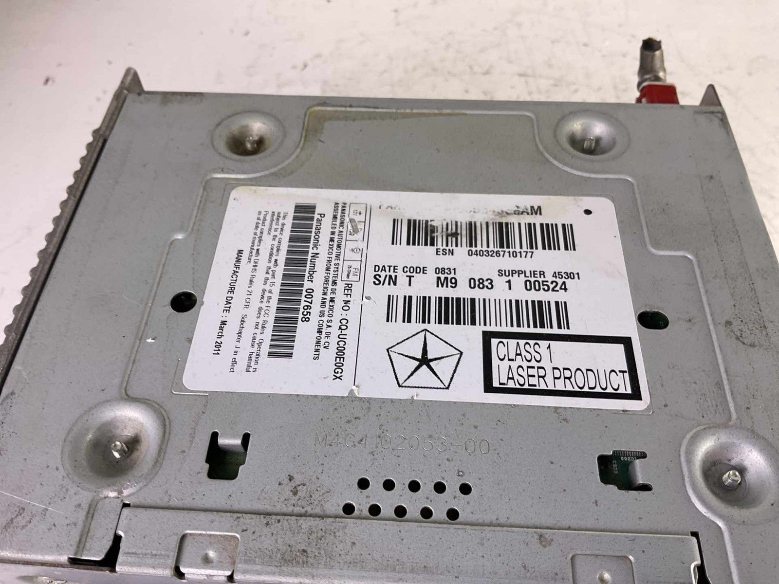 Car Stereo Radio Equipment Audio & Visual For 2011 Chrysler 3004