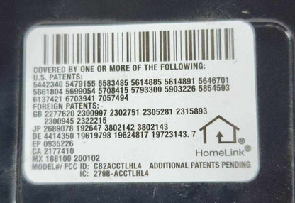 Overhead Console ACURA TL 09 10 11 12 13 149