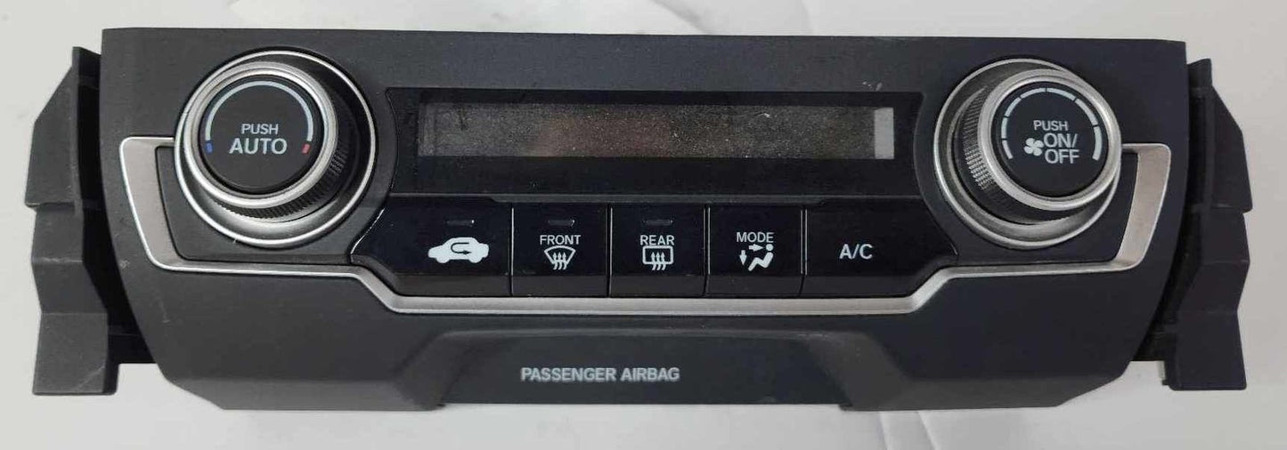 Heater A/c Control HONDA CIVIC 16 17 18 19 20 210