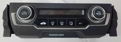 Heater A/c Control HONDA CIVIC 16 17 18 19 20 210