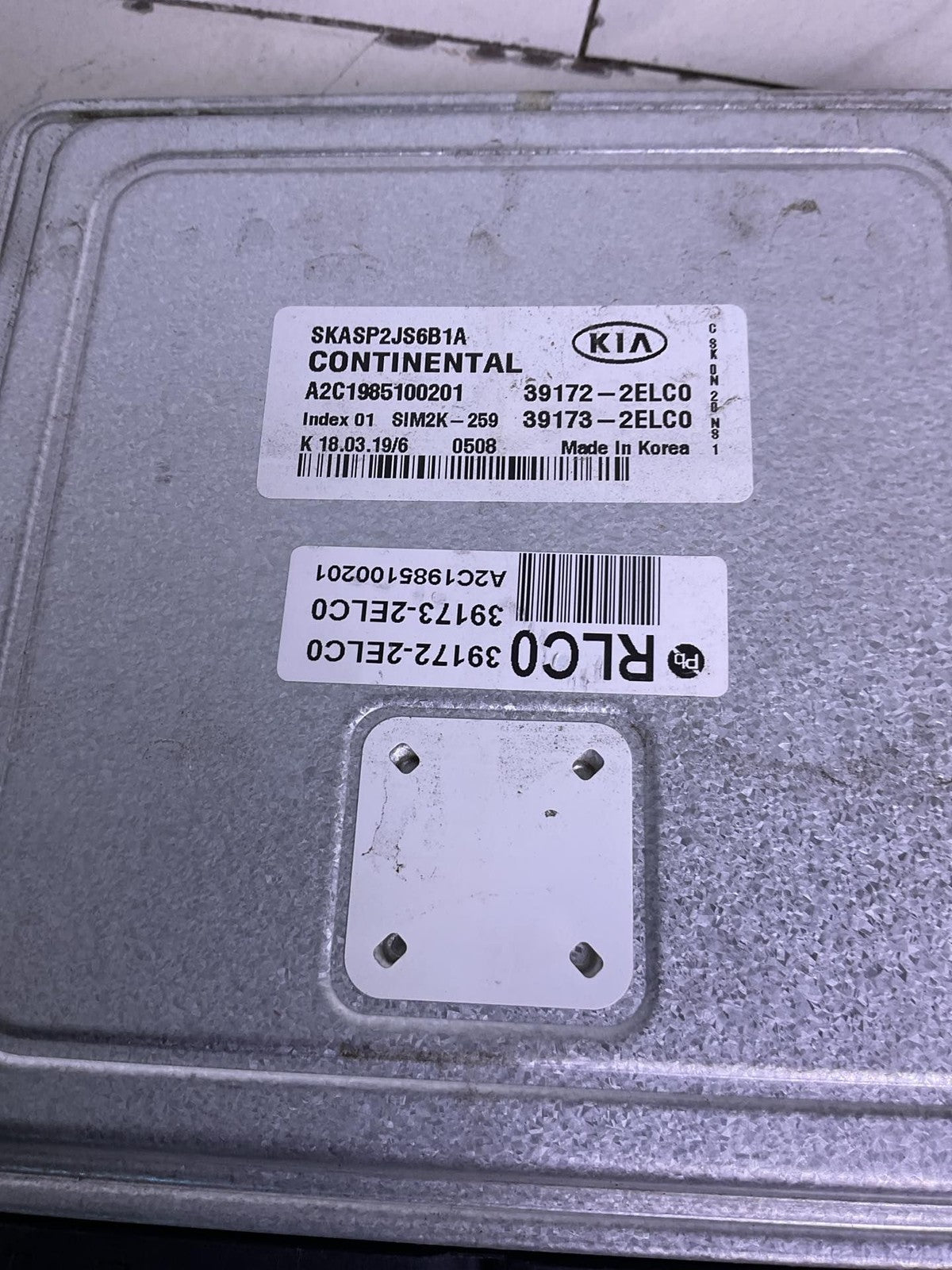 Engine/motor Brain Box KIA SOUL 20 21 226