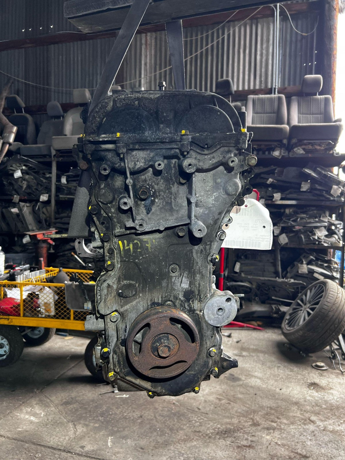2018 Chevy Camaro 2.0L Turbo Engine Assembly 1LT 4-Cyl OEM Motor Convertible4