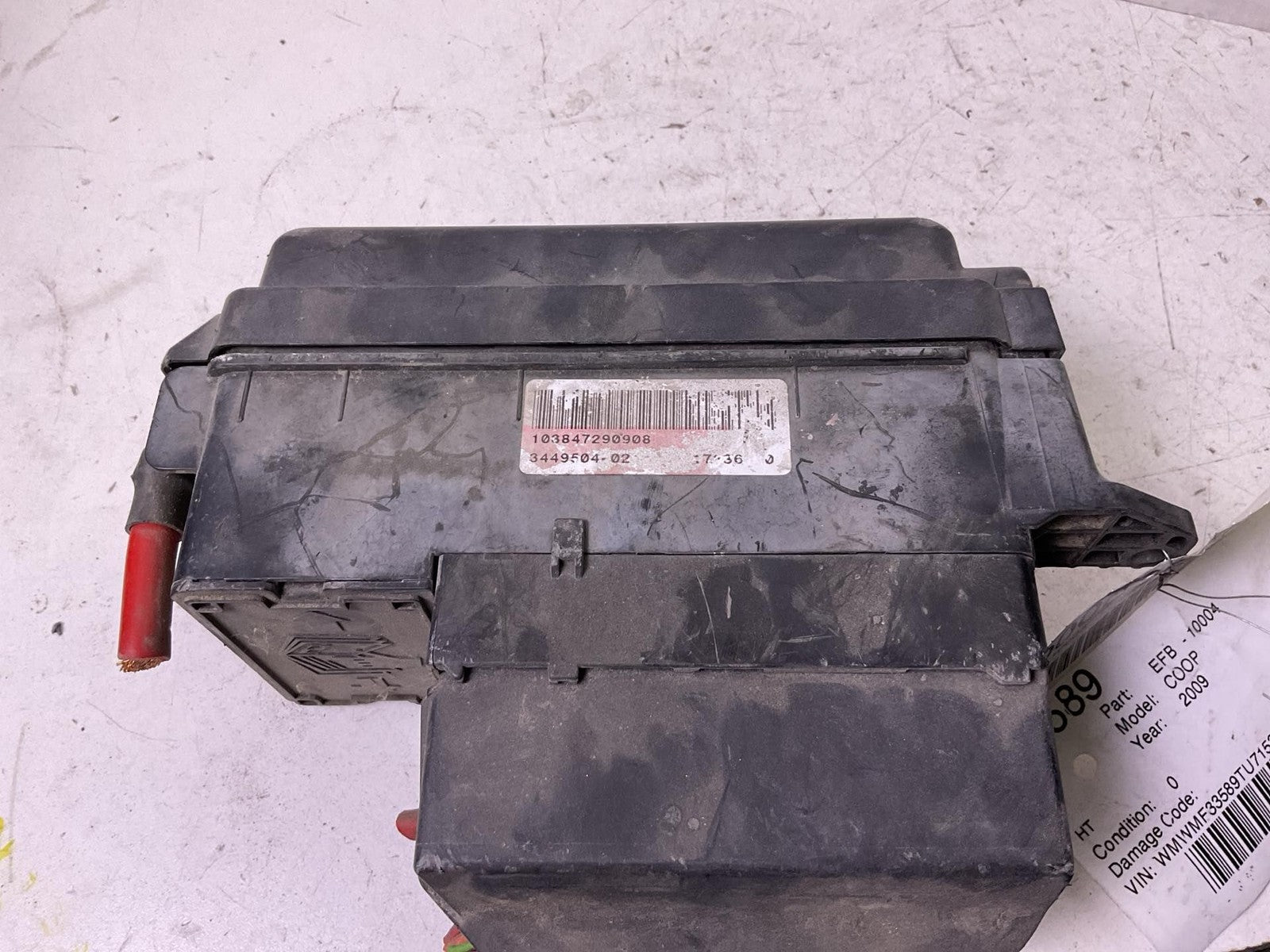 Engine Fuse Box MINI COOPER 08 092