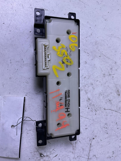 Heater A/c Control NISSAN 350Z 06 07 08 093