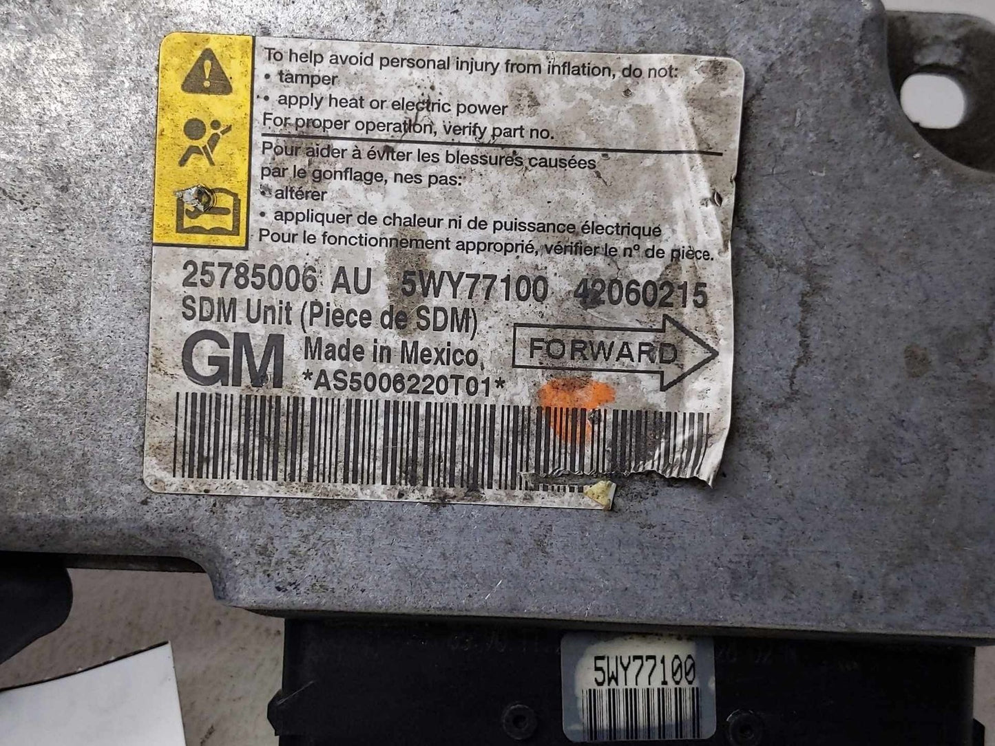 Chassis Brain Box SATURN AURA 076