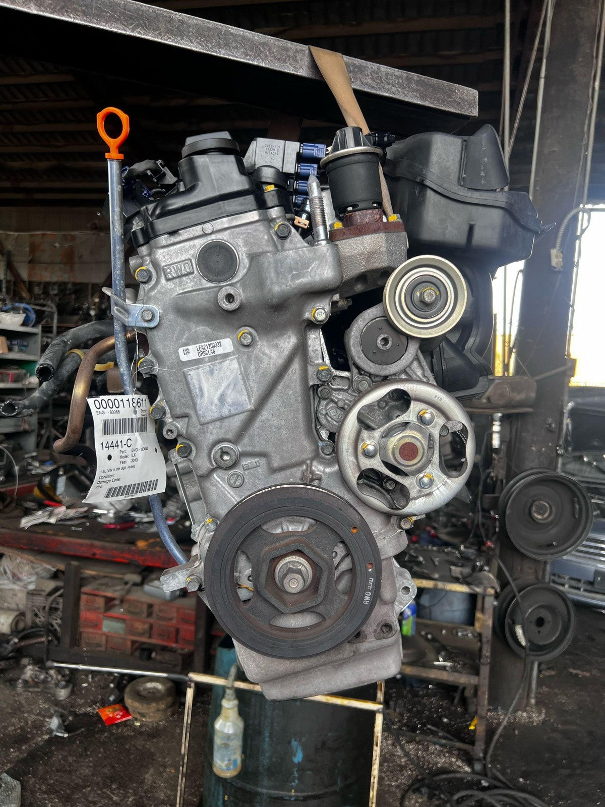 2013 Acura ILX Hybrid 1.5L Engine Motor Assembly Tech Pkg OEM 4CYL Tested4