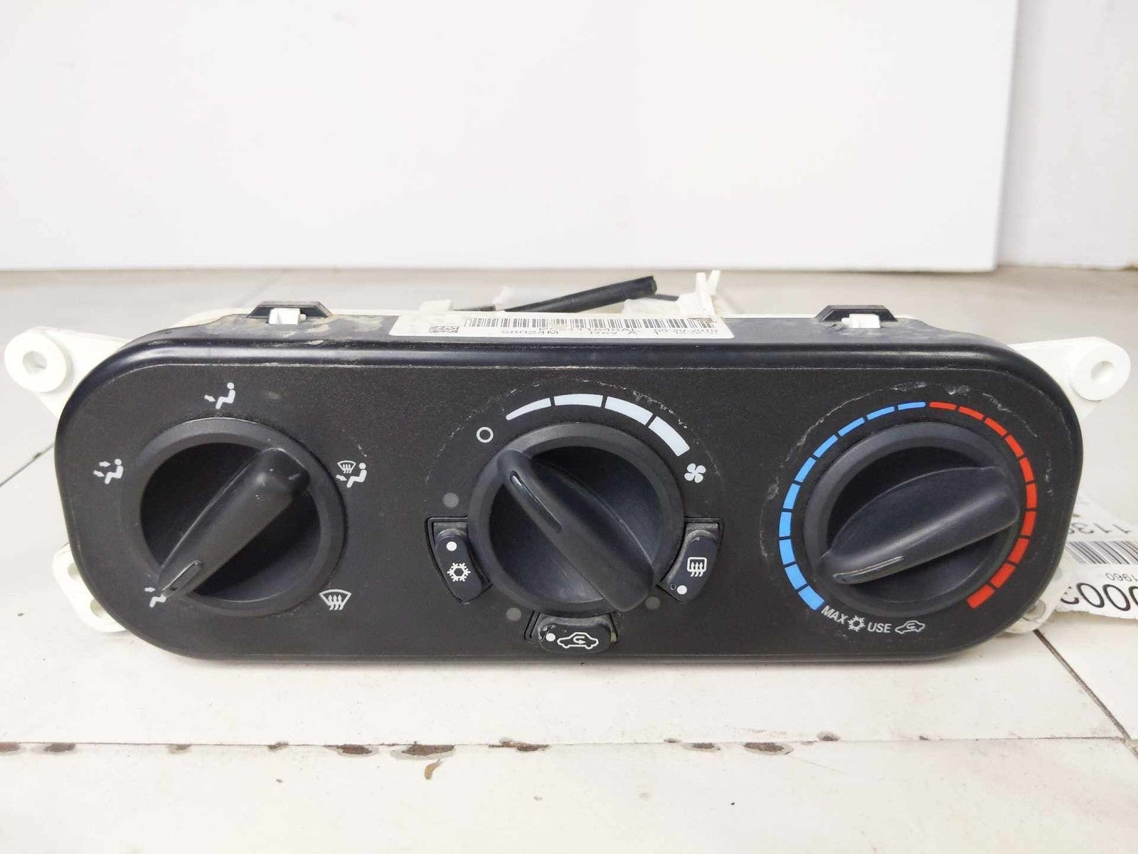 Heater A/c Control JEEP WRANGLER 07 08 09 100
