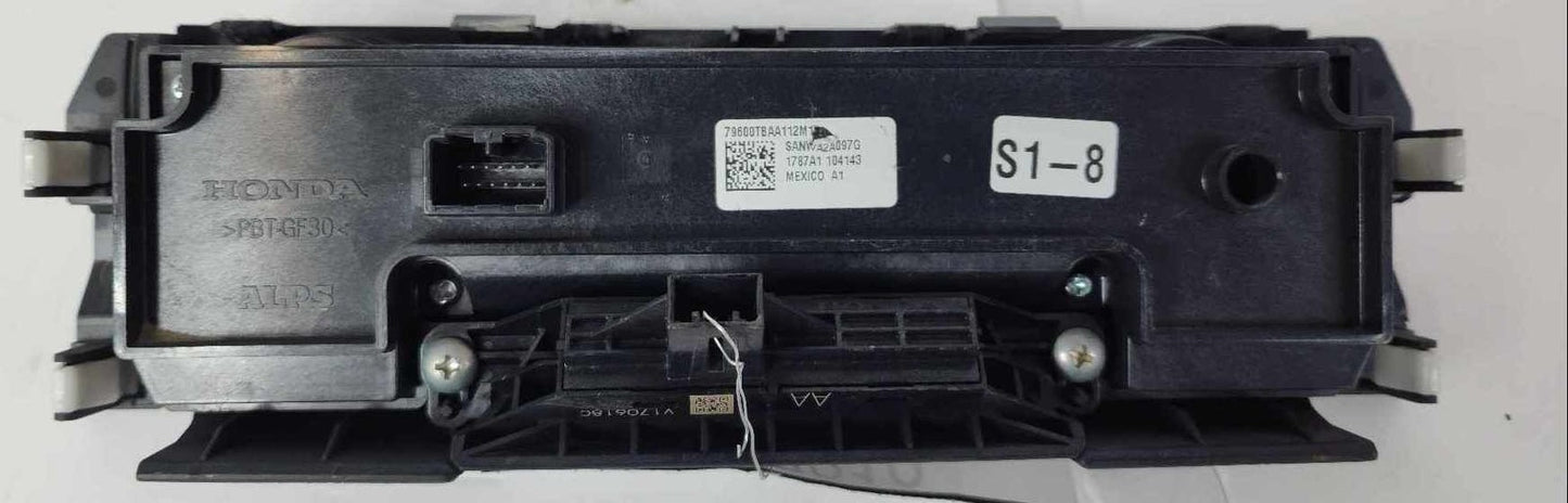 Heater A/c Control HONDA CIVIC 16 17 18 19 20 212