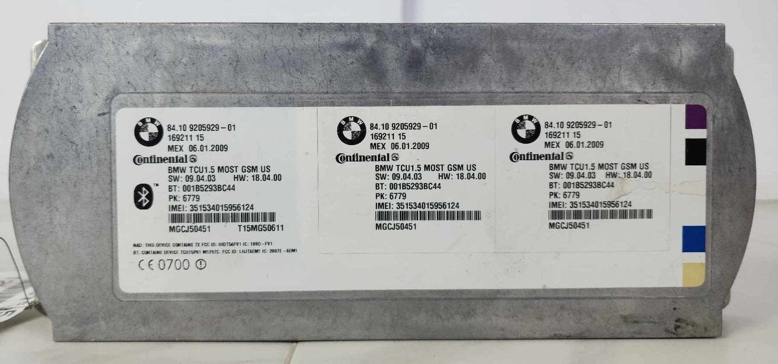 Telematic Control Module BMW 535I 090