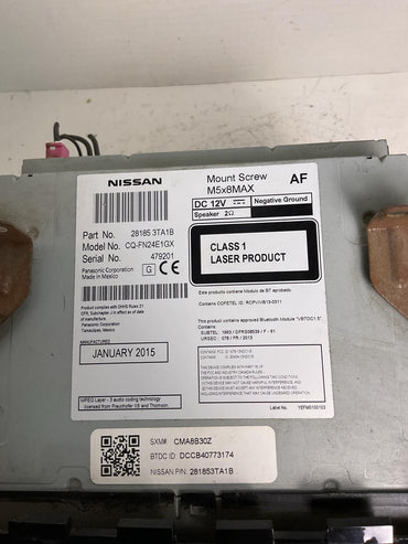 Audio & Visual Equip.(radio) For 2013-2018 NISSAN ALTIMA1