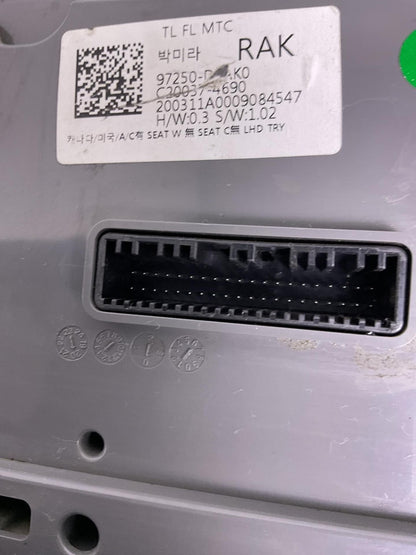 Heater A/c Control HYUNDAI TUCSON 19 20 213