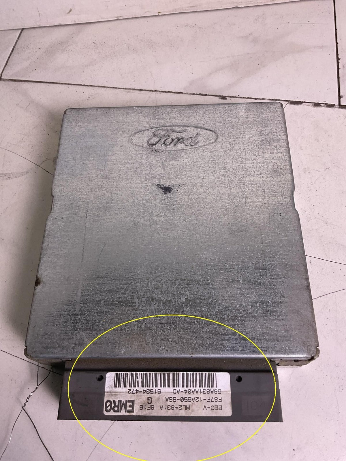 Engine/motor Brain Box FORD RANGER 986