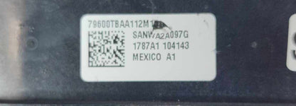 Heater A/c Control HONDA CIVIC 16 17 18 19 20 213