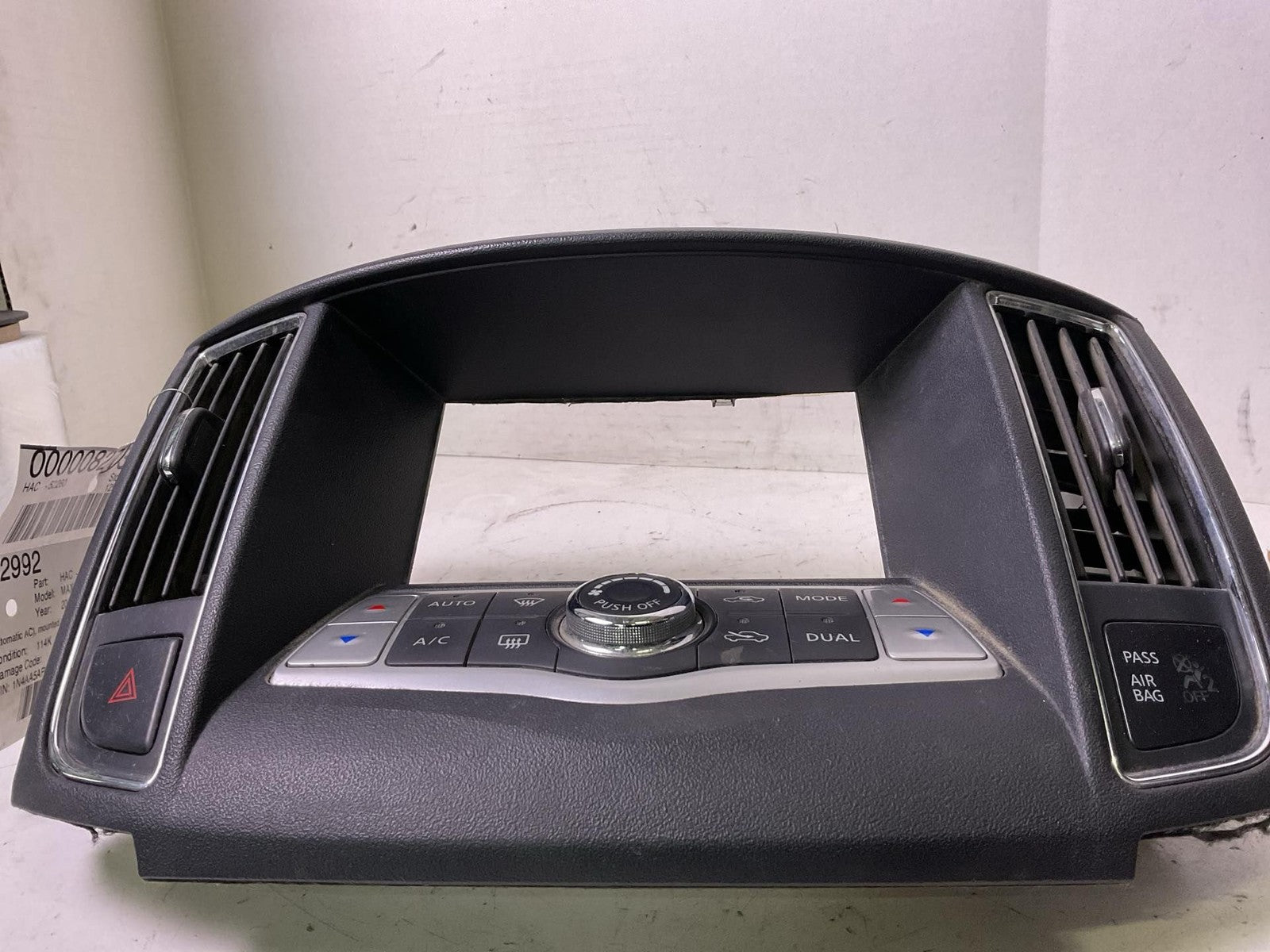 Heater A/c Control NISSAN MAXIMA 09 10 11 12 13 140