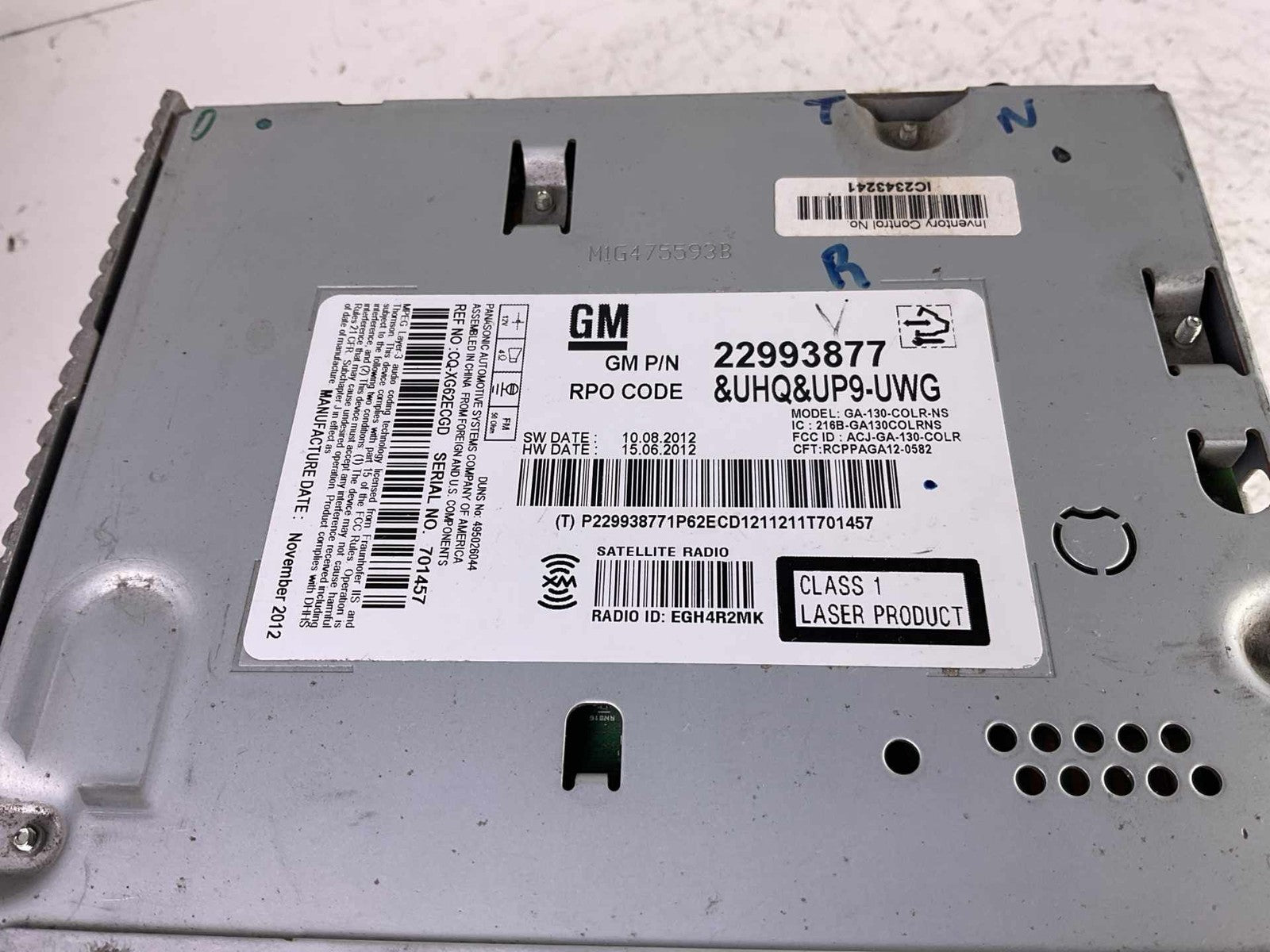 Car Stereo Radio Equipment Audio & Visual For 2013 Chevy Volt4