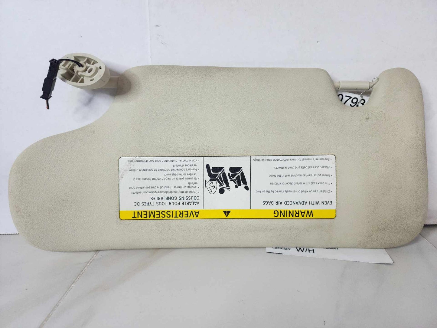 Sun Visor MINI COOPER CONTRYMN Right 11 12 13 14 15 162