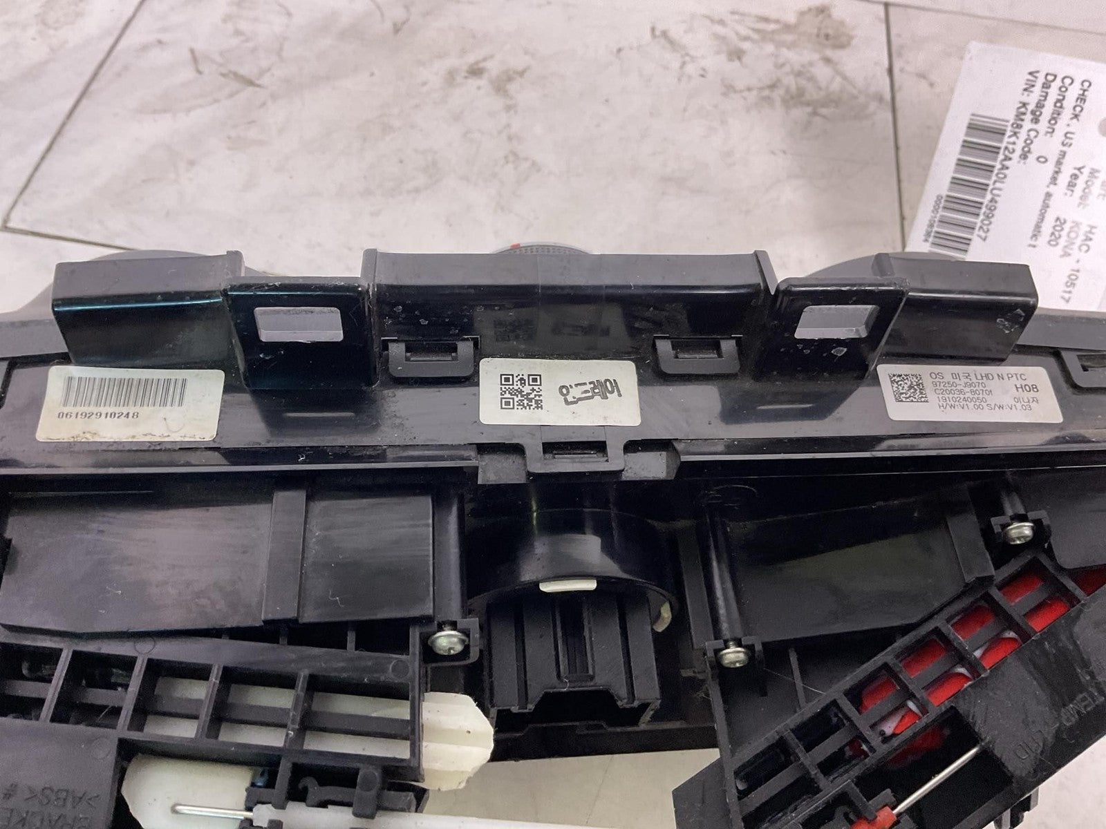 Heater A/c Control HYUNDAI KONA 18 19 20 214