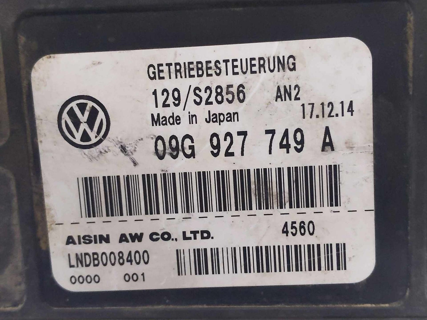 Chassis Brain Box JETTA EXCEPT GLI 14 15 165