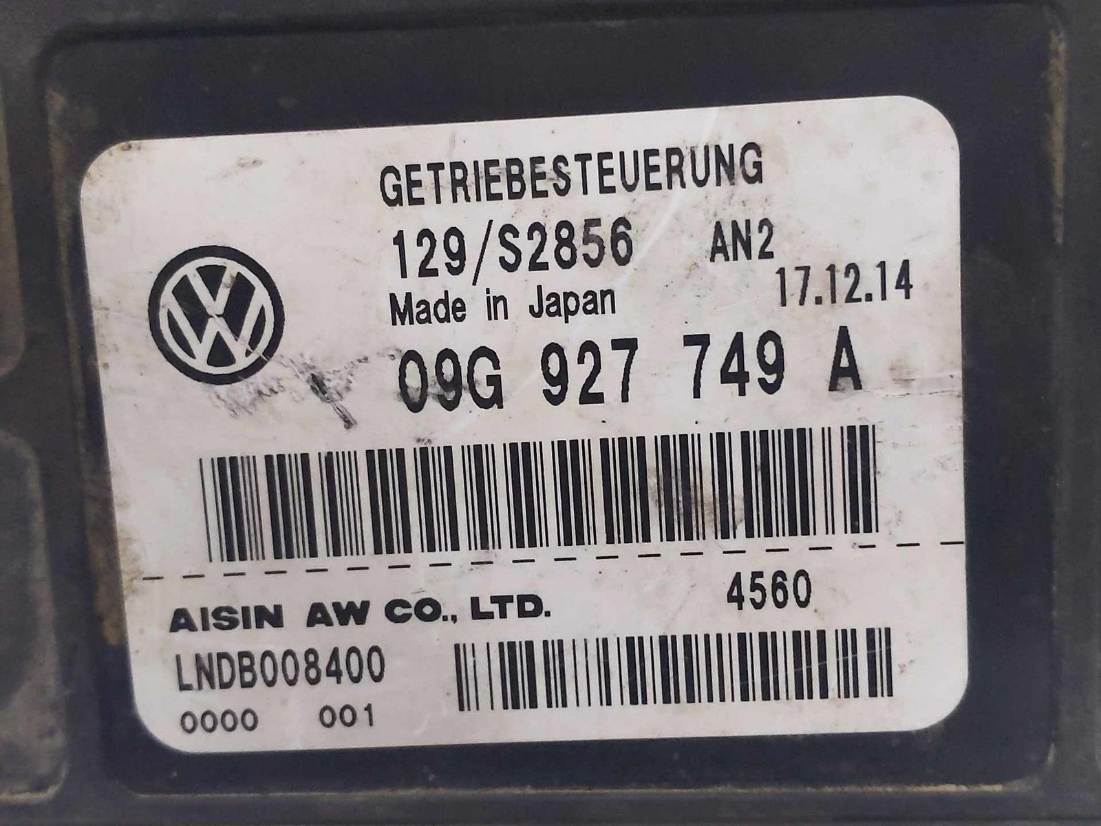 Chassis Brain Box JETTA EXCEPT GLI 14 15 165