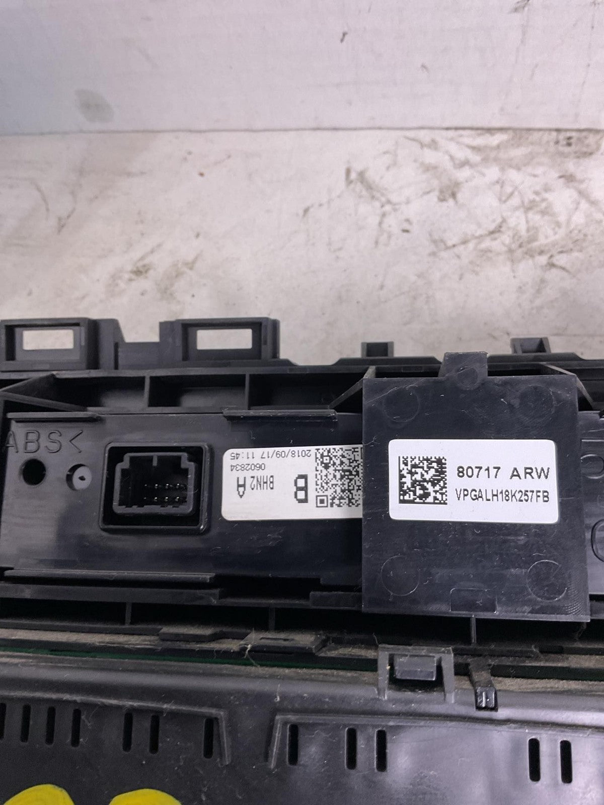 Heater A/c Control MAZDA 3 17 183