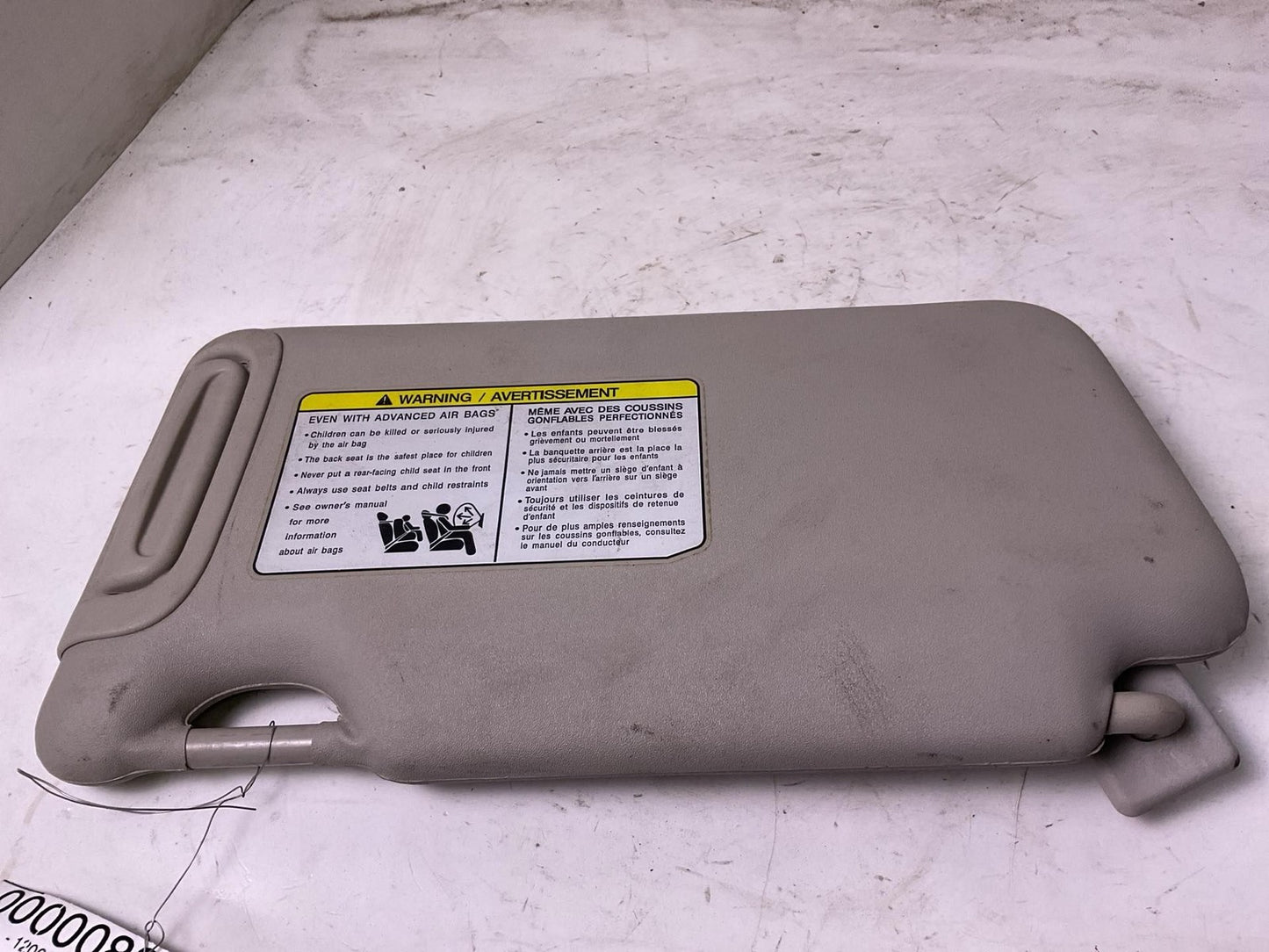 Sun Visor NISSAN VERSA Right 16 17 18 190